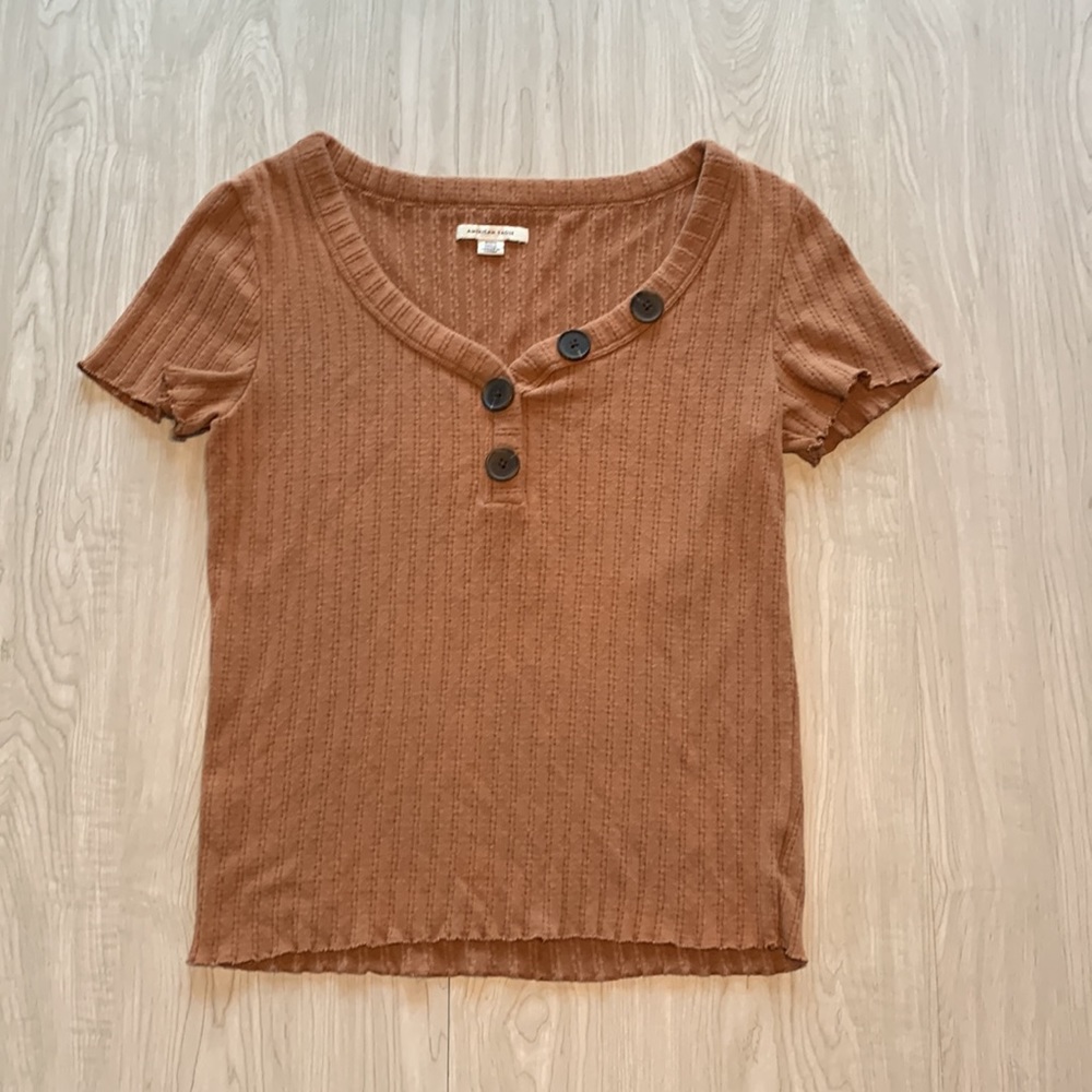 American Eagle Rustic Orange Blouse size - M
